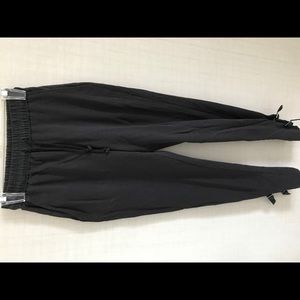 For The Republic Denim Buckle Ankle Charcoal Pants